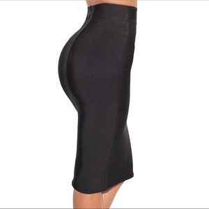 High Waist Bandage Pencil Skirt